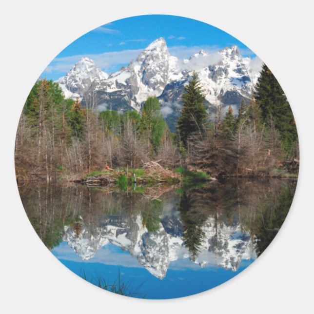 Adesivo Aterrissagem de Schwabacher, Grand Teton (Frente)