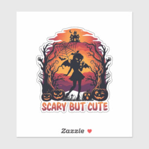 Adesivo Aterrorizante Mas Fofo Morcego De Halloween Menina