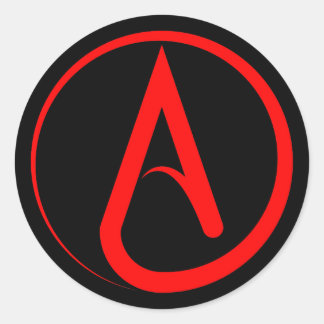 Adesivo Atheist Symbol Red