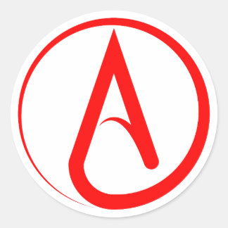 Adesivo Atheist Symbol Red