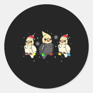 Adesivo Atiel Bird No Natal Luzes Engraçadas Pet Xmas Gift