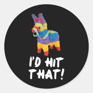Adesivo Atingiria a festa Pinata Cinco de Mayo, camisa 1