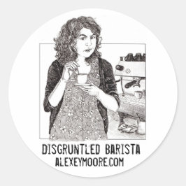 Adesivo Atirante Barista descontente