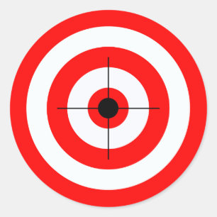 Adesivo Atirar Alvos com Alta Visibilidade Brilhante Color