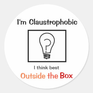 Adesivo atitude com claustrofobia