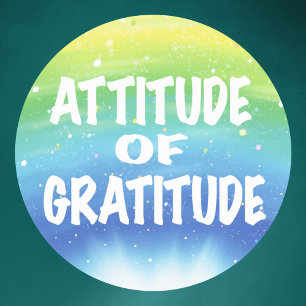 Adesivo Atitude da gratitude