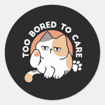 Atitude de Gato Preguiçoso – Muito Entediado para 