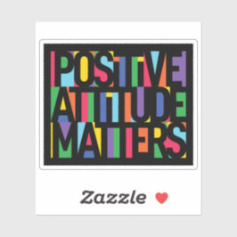 Adesivo Atitude positiva