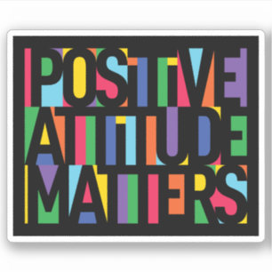 Adesivo Atitude positiva