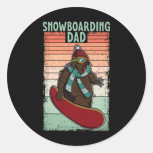 Adesivo Atividade Competitiva do Snowboard Skiing Snowboar