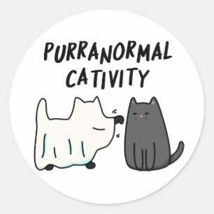 Adesivo Atividade Puranormal Engraçada Pun do Dia das Brux