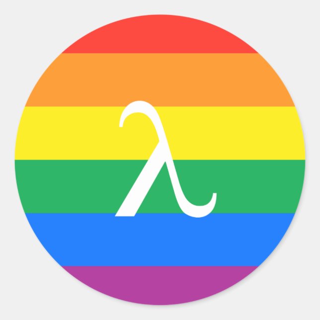 Adesivo Ativismo de orgulho gay (Frente)