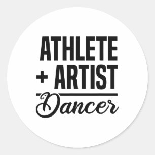 Adesivo Atleta + Artista = Dançando Balé Dancer Ballerina