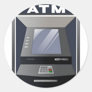 Adesivo Atm Automático da Máquina de Teller