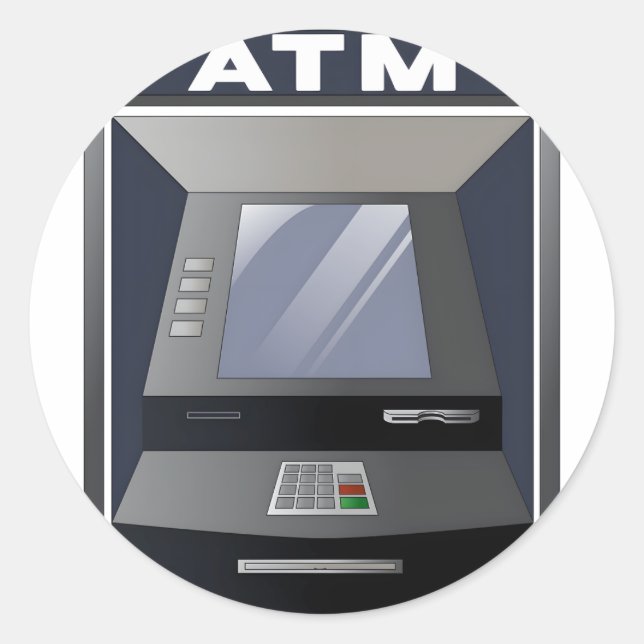 Adesivo Atm Automático da Máquina de Teller (Frente)