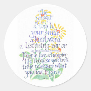 Adesivo Ato de Caring Sticker