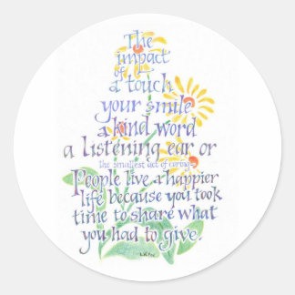 Adesivo Ato de Caring Sticker