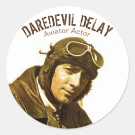 Adesivo Ator aviador DAREDEVIL DeLAY - Folha Decal