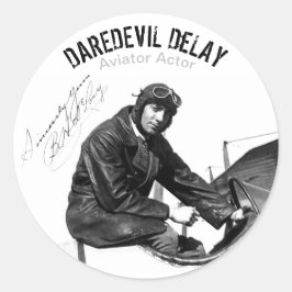 Adesivo Ator aviador DAREDEVIL DeLAY - Folha Decal