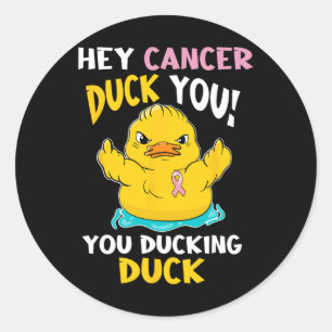 Adesivo Atrevida Duckie - Guerreiro do Cancer da Mama