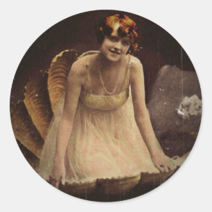 Adesivo Atriz de Ziegfeld em um Seashell