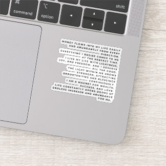 Adesivo Attract What You Want. Own Your Reality.