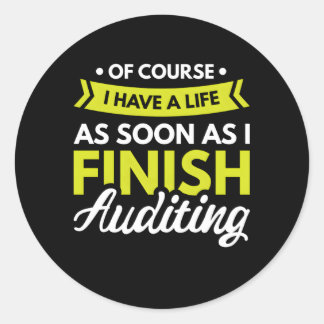 Adesivo Atuário do Contador de Auditores