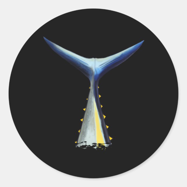 Adesivo Atum do Atum do Mar Profundo (Frente)