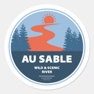 Adesivo Au Sable Wild And Scenic River