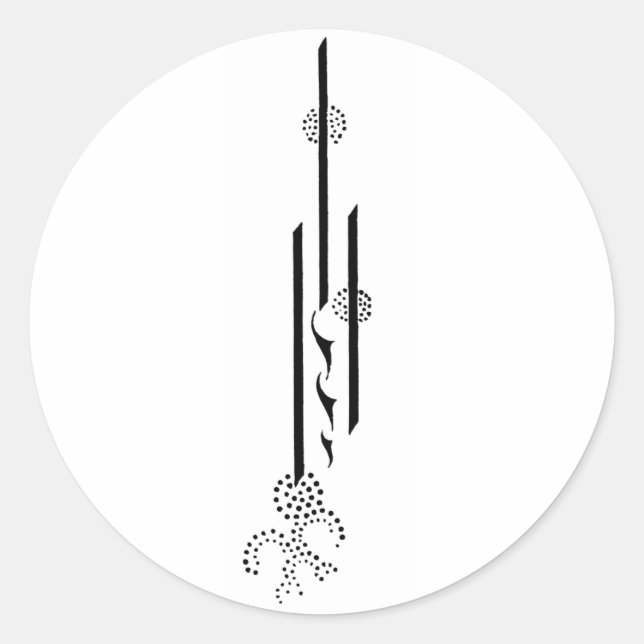 Adesivo Aubrey Beardsley Sticker (Frente)