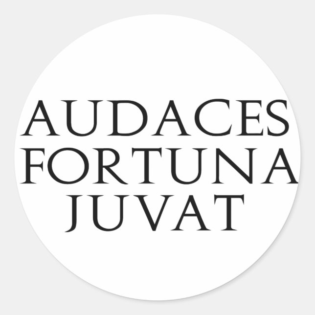 Adesivo Audaces Fortuna Juvat (Frente)