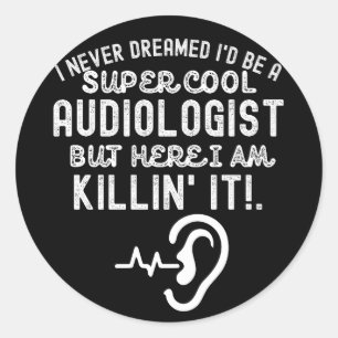 Adesivo Audiologia Citação, Audiologia Ditos2