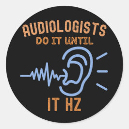Adesivo Audiologistas Fazem Até Que Hz