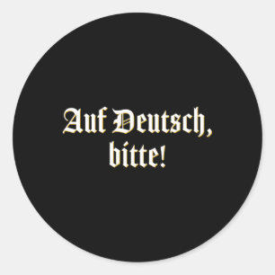 Adesivo Auf Deutsch Bitte Ger Professor