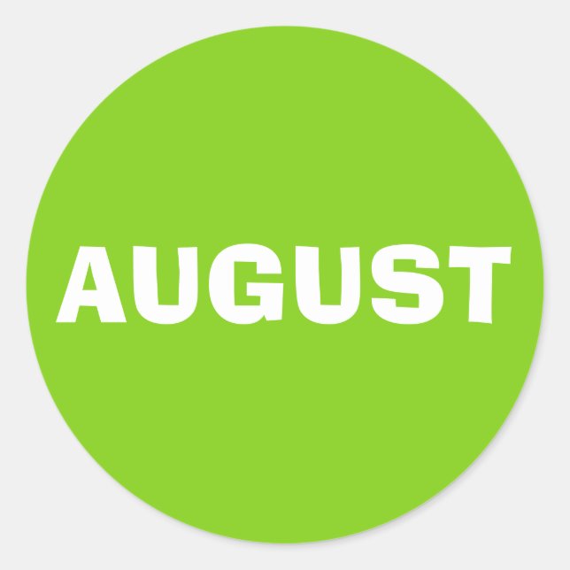 Adesivo August Ad Lib Yellow Green Sticker by Janz (Frente)