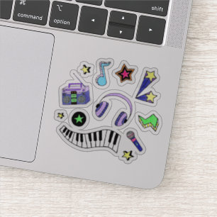 Adesivo Aumente a música