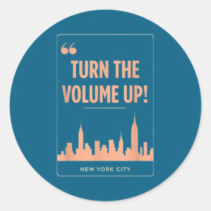 Adesivo Aumente O Volume Nyc Horizonte Zohran Mamdani Para