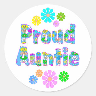 Adesivo Auntie orgulhoso