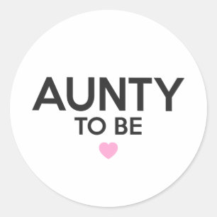 Adesivo Aunty Ser Bonito Imprimir para chás de fraldas