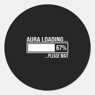 Adesivo Aura Carregando 67 Meme Divertido Six Seven Geraçã