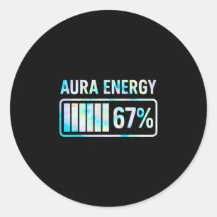 Adesivo Aura Energy 67 67 Seis Sete Memes
