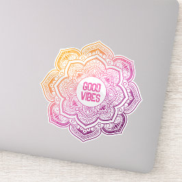 Adesivo Auri Mandala Custom-Cut Vinyl Sticker
