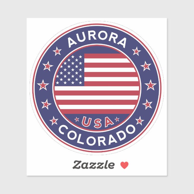 Adesivo Aurora Colorado, Aurora (Folha)