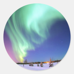 Adesivo Aurora no lago bear