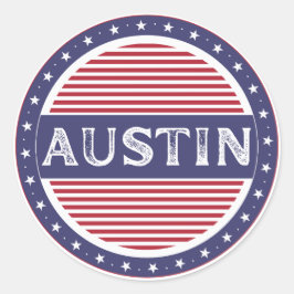 Adesivo Austin City Pride Emblem – American Identity