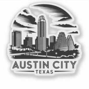 Adesivo Austin City Texas USA