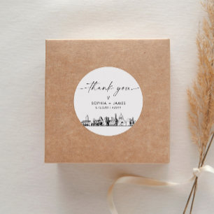 Adesivo Austin Obrigado Favor 3" (folha 6)