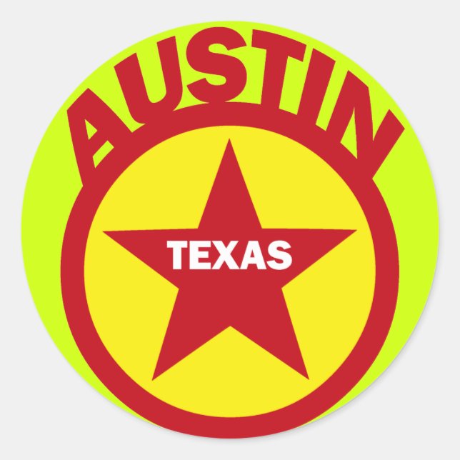 ADESIVO AUSTIN, TEXAS (Frente)