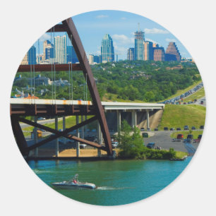 Adesivo Austin, Texas a partir da Ponte 360