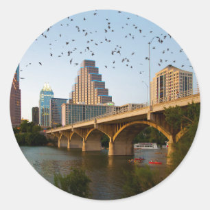 Adesivo Austin, Texas com Bats